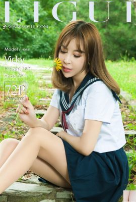 【Ligui】2018.09.10 Người mẫu làm đẹp trên Internet Vicky【73P】