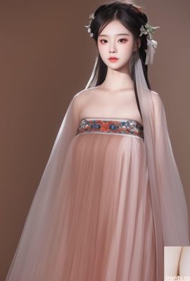 (AI Generated) Vẻ đẹp theo phong cách cổ điển Trung Quốc