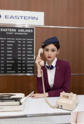 Cô tiếp viên trẻ trung xinh đẹp Wang Xinyi chắc chắn sẽ khiến chuyến hành trình của bạn trở nên thú vị (35P)