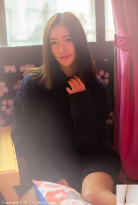 Người mẫu xinh đẹp Zhou Yanlin LIN áo len dệt kim quyến rũ tình yêu (50P)