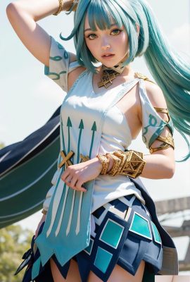 AI Generation~AI_EmeraldApple-Faruzan Genshin Impact Cosplay