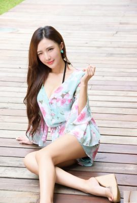 Người mẫu xinh đẹp Triệu Vân, da trắng, ngực đẹp, chân thon, ảnh gợi cảm ngoài trời (43P)