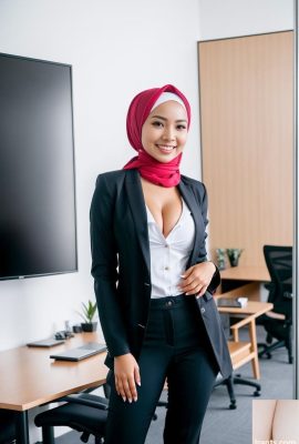 đồng nghiệp Hijabi