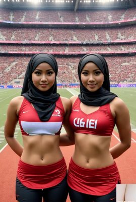 Đội cổ vũ Hijabi