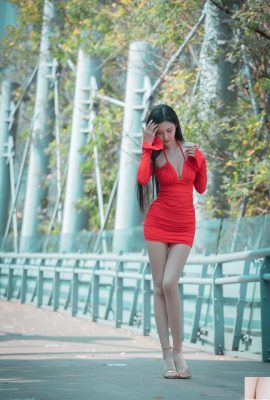 (Bộ sưu tập trực tuyến) Cô gái Đài Loan có đôi chân đẹp-Album ảnh ngoài trời Xu Lingling (9) (100P)