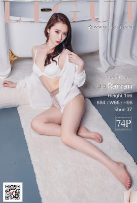 (LiGui Internet Beauty) 2017.09.18 Người mẫu Ranran Giày cao gót lụa trắng chân đẹp (75P)