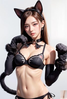 ★PATREON★ Vẽ thực tế – Catwoman (AI tạo ra)