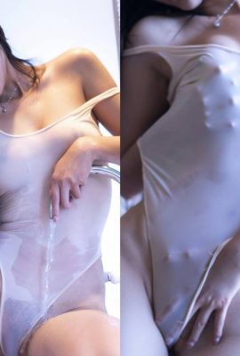Người mẫu hàng đầu Trung Quốc đại lục “It’s A’Zhu” được trả tiền để chụp ảnh cơ thể ướt át trong bồn tắm và lông mu lộ ra ngoài (93P