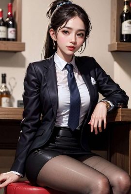 (AI beauty) không kiểm duyệt – At the Bar