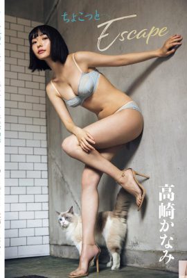 [高崎かなみ] “Sức mạnh bạn gái 100%” Càng ngắm lâu chân dài và làn da trắng ngần càng thích (9P)