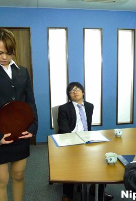 Thư ký JAV Nhật Bản tham gia thổi kèn trong cuộc họp kinh doanh (12P)