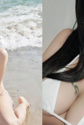 Ngực to lên cao! Khuôn mặt trẻ thơ và bộ ngực khủng của hot girl “Thỏ Huang Haiyun” khiến fan đập bát đĩa (73P)