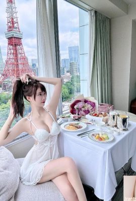 (Người đẹp có làn da trắng Caiyi) Du lịch Nhật Bản (IG yugirlcat) (12P)