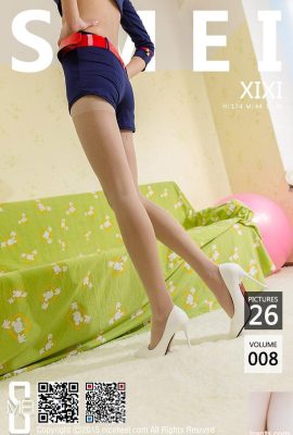 (SMEI Xiumei) NO.008 XIXI Giày cao gót thịt lợn băm nhỏ và đôi chân đẹp (27P)