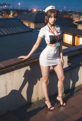 Badbro_nurse trên sân thượng & triển lãm