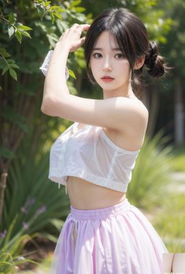 Váy hoa oải hương