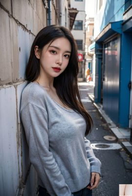 ★ Sijishe ★ White Cat Floating Women Water (Bộ sưu tập) 1 – Đường phố 2