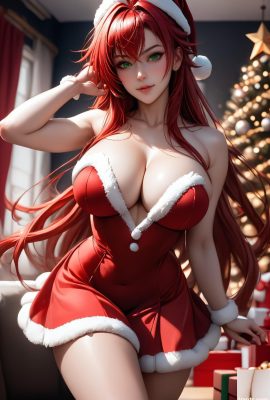 Rias+Gremory+-+Giáng sinh+xứ sở thần tiên