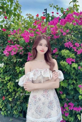 Một bộ trang phục cắt thấp “Yvonne_Keng” trắng như tuyết khiến cho sự cám dỗ của cư dân mạng rất thú vị (10p)