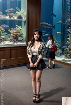 Rurina Layered Váy và Thủy cung