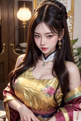 Cô gái ở Oriental Hanfu