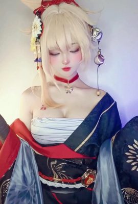 (Bộ sưu tập Internet) Yamisung Cosplay Yoimiya – Genshin Impact (51P)