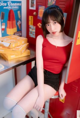(Bộ sưu tập trực tuyến) Tất đầu gối kiểu Qiaowu-Mỹ (11P)