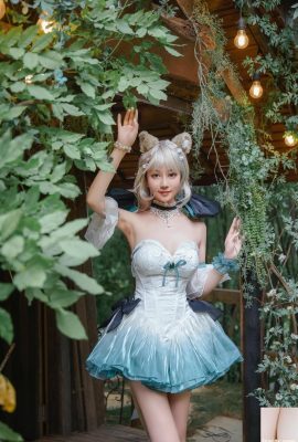 (Sưu tầm trực tuyến) Nnian cosplay Lynette – Genshin Impact (64P